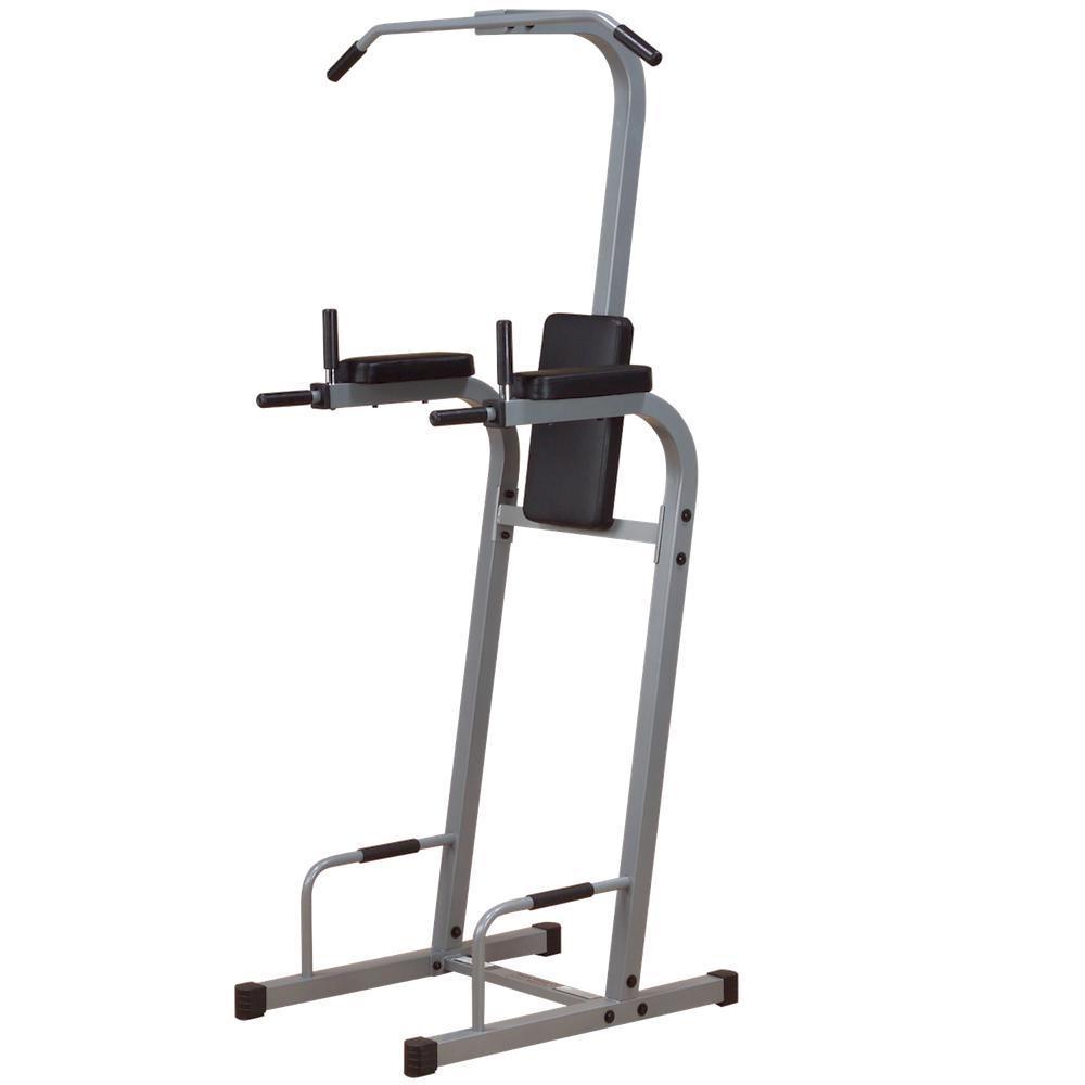 Powerline PVKC83X vertical knee raise, chin-up and dip station, front view