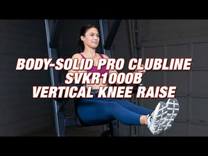 Body-Solid Pro ClubLine SVKR1000B Vertical Knee Raise video