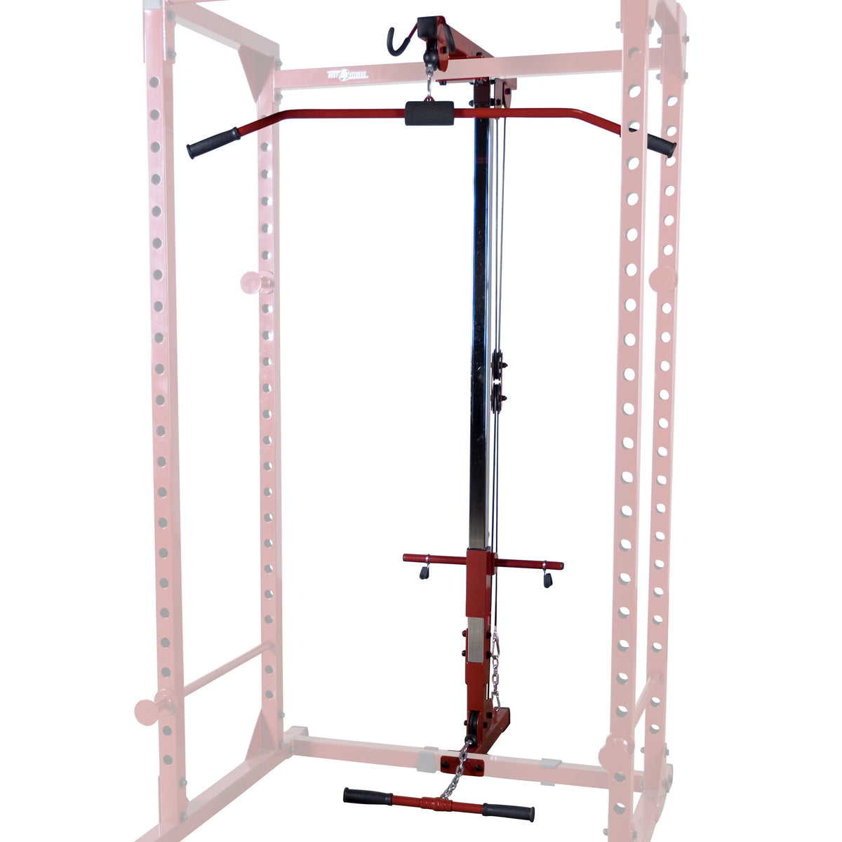 Lat Attachment for BFPR100R Best Fitness Power Rack (rack not included).