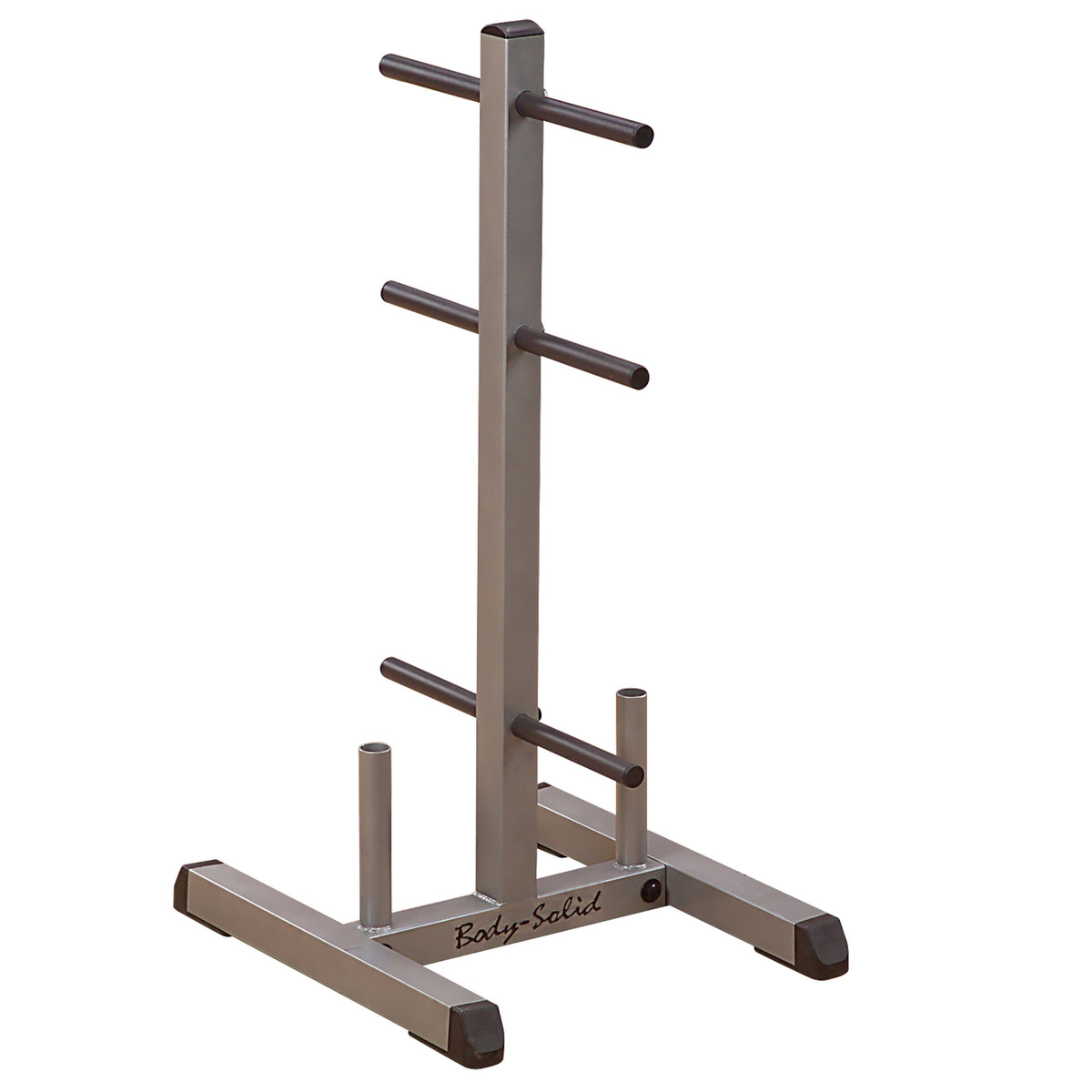 Body-Solid Standard Weight Plate Tree &amp; Barbell Holder