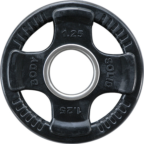 Body-Solid ORTKS112.5 rubber-grip Olympic weight plate set, 112.5 kg