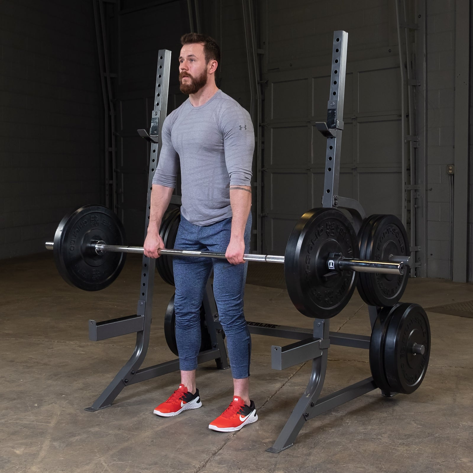 Powerline PMP150 Multi-Press Rack — front view