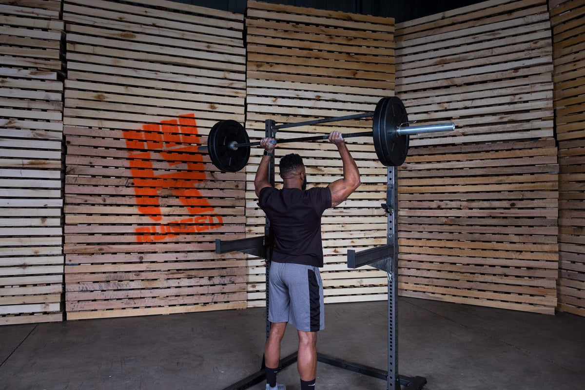 Rugged Series Half Rack (w Jcups/Spotter Arms).