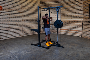 Lat Attachment for Y120 Rugged Series Half Rack (Rack Not Included).
