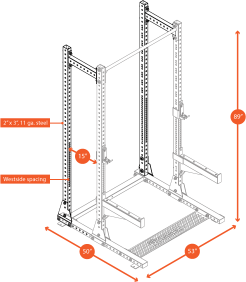 Extension for Y120 Rugged Series Half Rack (Extension Only, Rack Not Included)