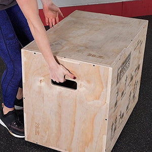 Body-Solid Tools 3-in-1 Wooden Plyo Box.