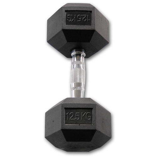 Body-Solid Rubber Coated Hex Dumbbell