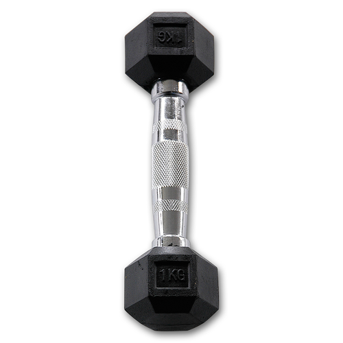 Body-Solid Rubber Coated Hex Dumbbell