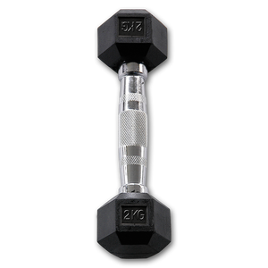 Body-Solid Rubber Coated Hex Dumbbell