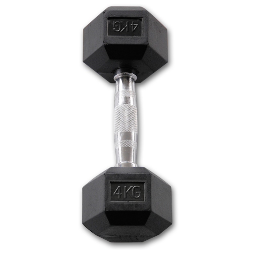 Body-Solid Rubber Coated Hex Dumbbell PACKAGE (235 Kg)