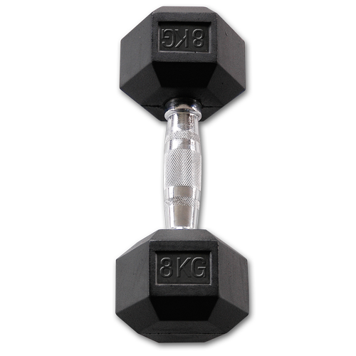 Body-Solid Rubber Coated Hex Dumbbell PACKAGE (235 Kg)