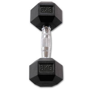 Body-Solid Rubber Coated Hex Dumbbell PACKAGE (235 Kg)