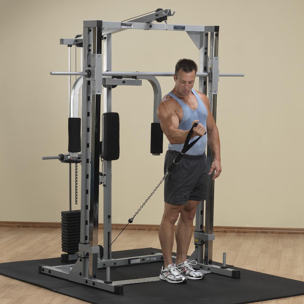 Smith machine with lat pulldown sale