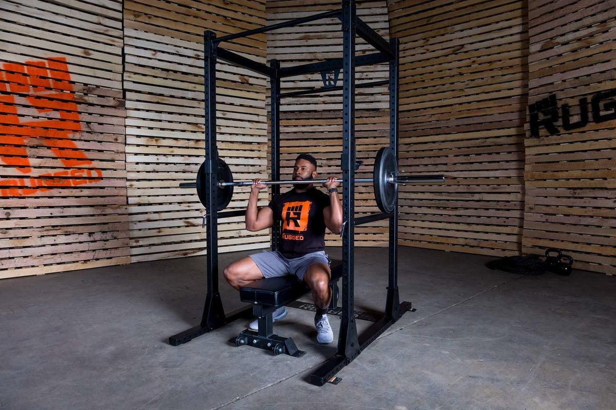 Rugged Series Full Rack (w Jcups/Pin Safeties).